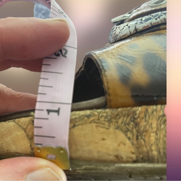 Brighton Leopard Print Wedge Sandals - Picture 16 of 16